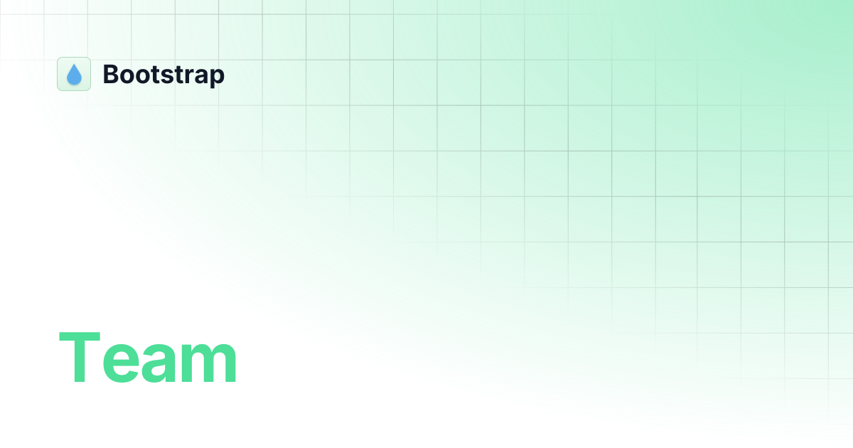 Team | Bootstrap